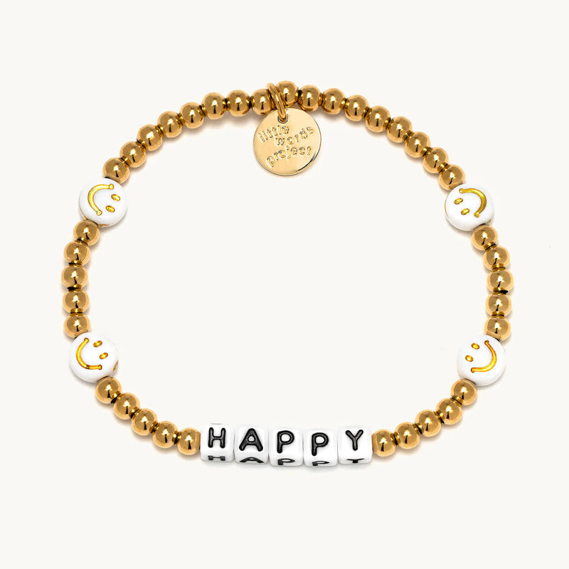 Happy-Gold Plated Little Words Project