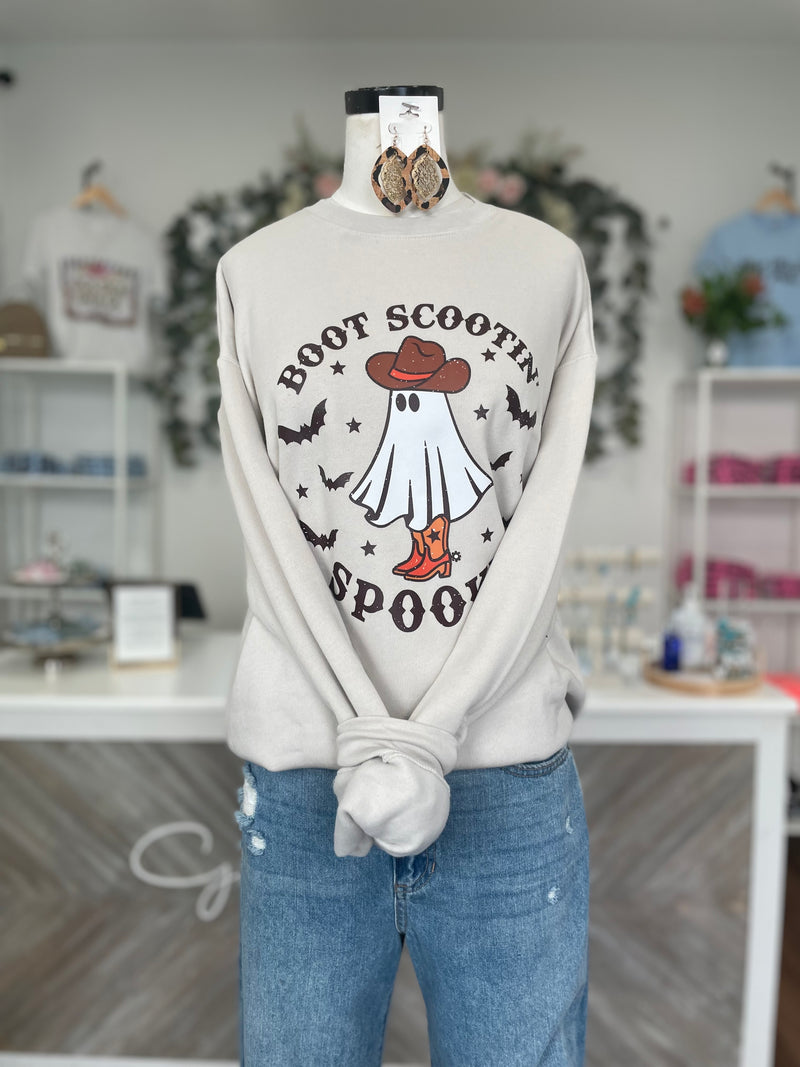 Boot Scootin' Spooky Crewneck
