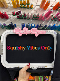 Squishy Vibes Only-Black Sweatshirt