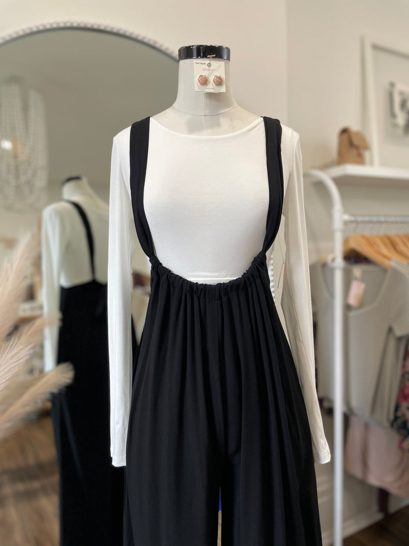 Vibin Boho Jumpsuit-Black