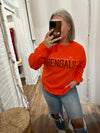 Game Day Cincinnati Spirit Crewneck-Orange