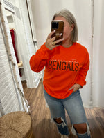 Game Day Cincinnati Spirit Crewneck-Orange