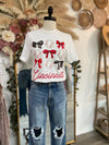 Cincinnati Baseball & Bows Tee