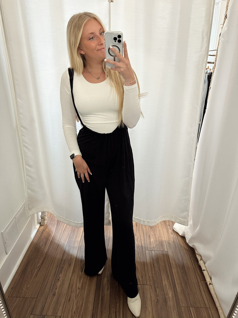 Vibin Boho Jumpsuit-Black