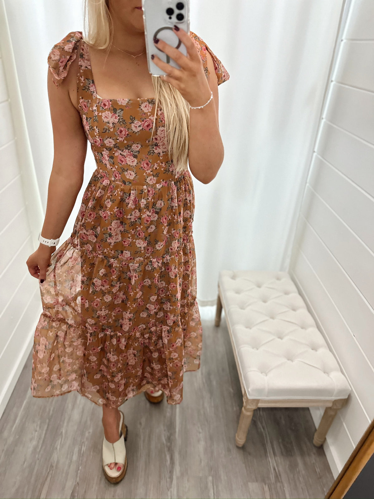 Ivy Romantic Midi Dress