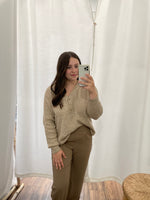 Anytime, Anywhere Trousers-Mocha