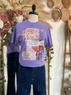 Violet Faithful Graphic Tee