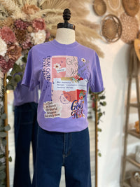 Violet Faithful Graphic Tee