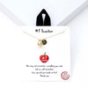 #1 Teacher Necklace- Gold