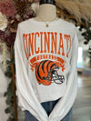 Cincinnati Football Crewneck Sweatshirt-White
