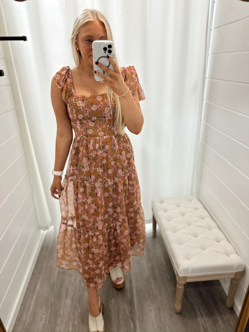 Ivy Romantic Midi Dress