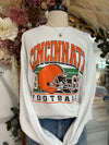 Old School Cincinnati Sweatshirt-White