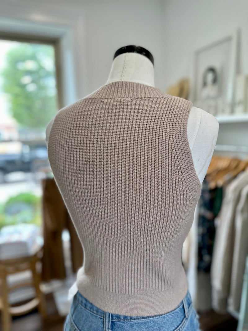 Coastal Girl Mock Neck Sweater