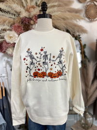 Fall Breeze & Autumn Leaves Crewneck