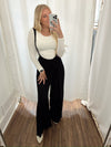 Vibin Boho Jumpsuit-Black