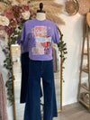 Violet Faithful Graphic Tee