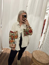 Floral Vintage Ivory Shacket-POL