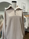 Phoebe Half-Zip-Cream