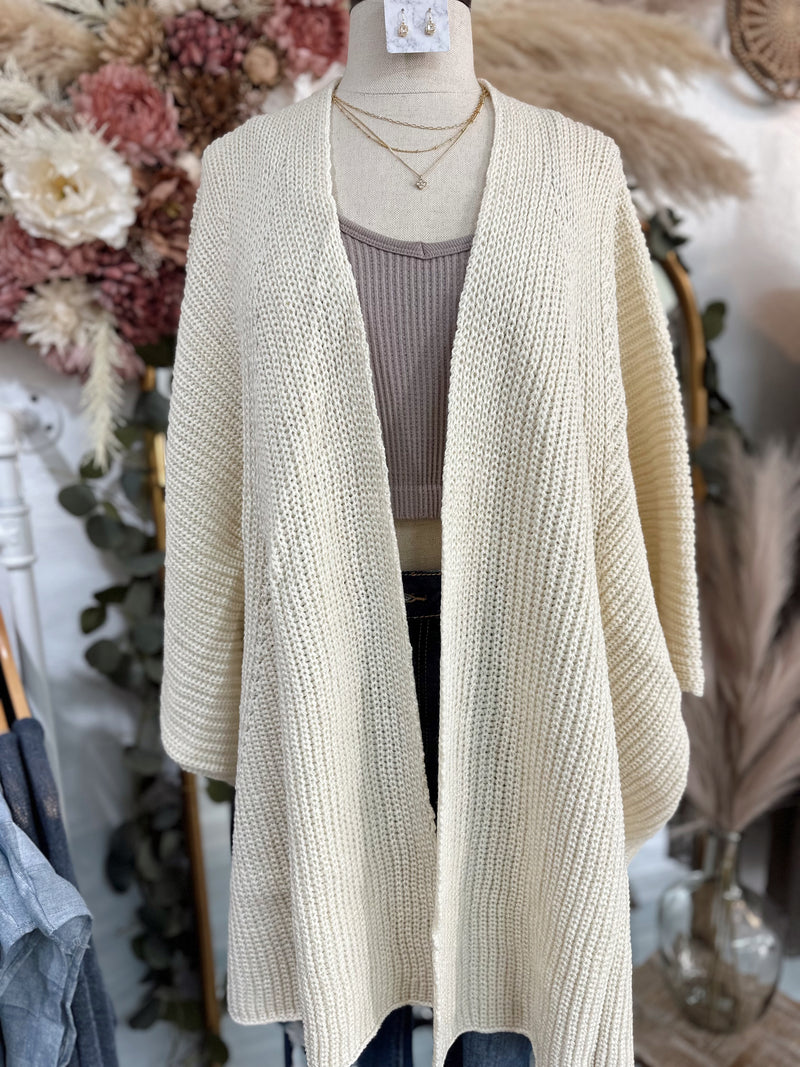 Always Comfy Open Sweater