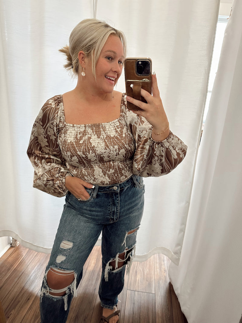 Beautiful As Ever Satin Top