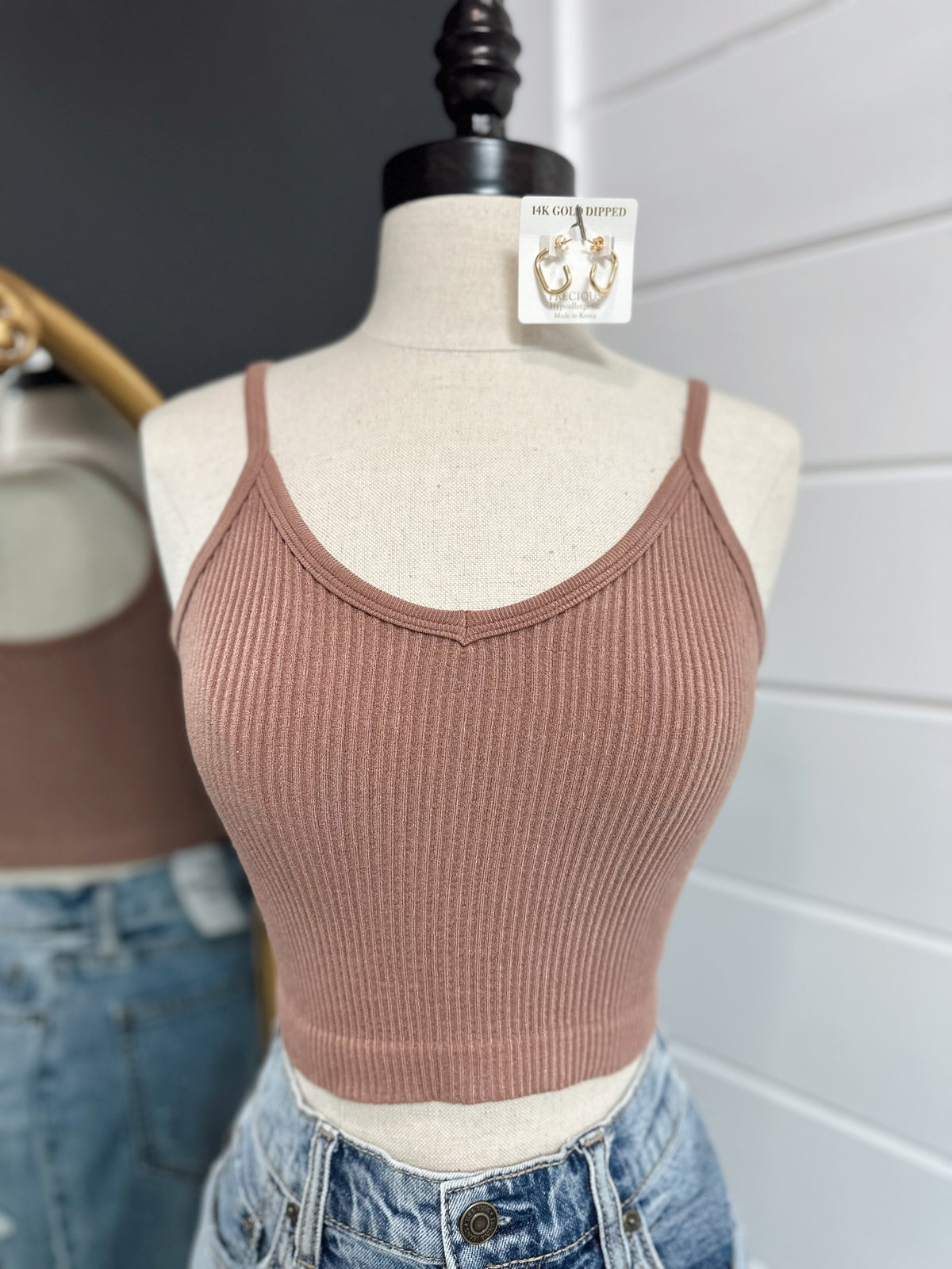 Toni Ribbed UV Brami-Vintage Mocha
