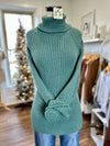 On Par Turtleneck Sweater-Green