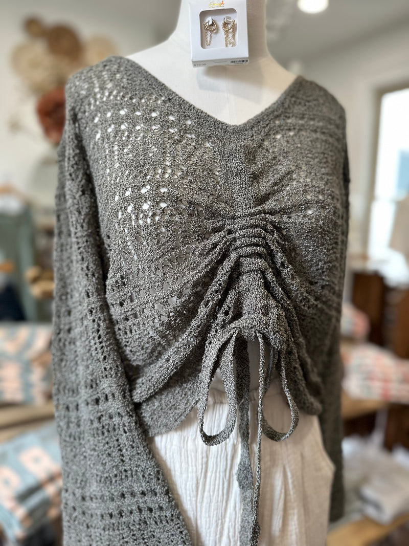 Jules Crochet Top-G Mint