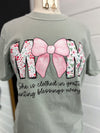Mom Bow Graphic Tee