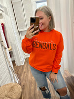 Game Day Cincinnati Spirit Crewneck-Orange
