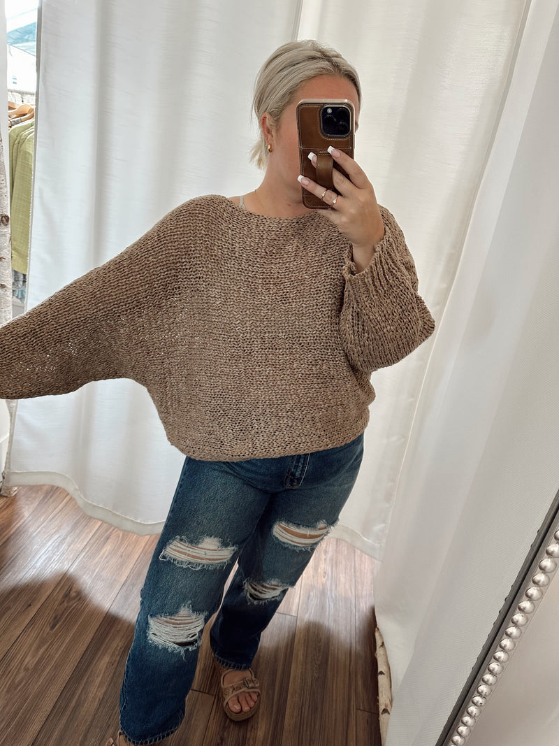 Got To Go Sweater-Mocha