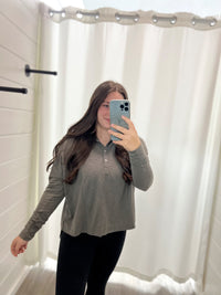 Bring It Back Washed Long Sleeves Top