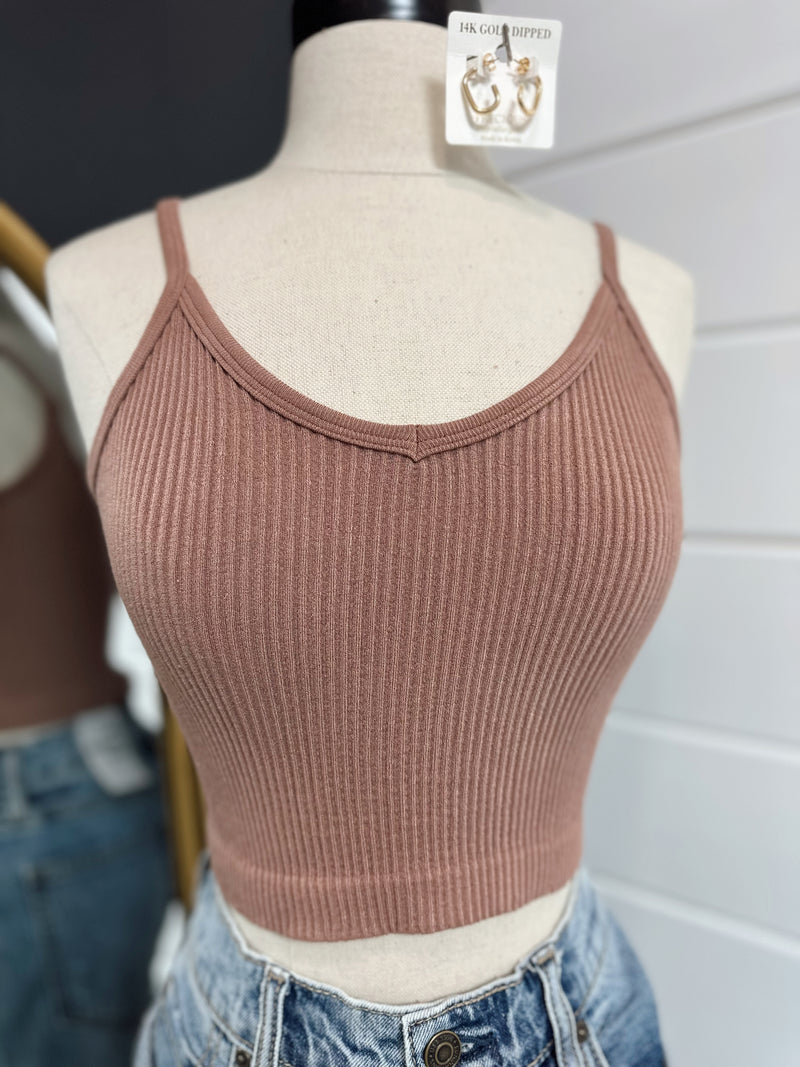 Toni Ribbed UV Brami-Vintage Mocha