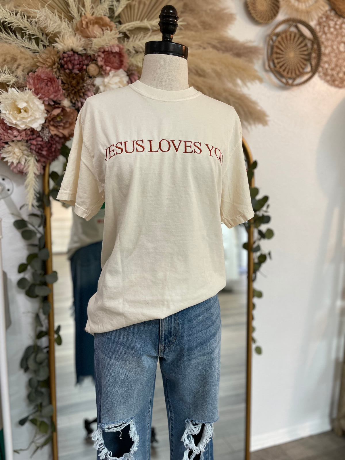Pray Behind My Back Graphic Tee