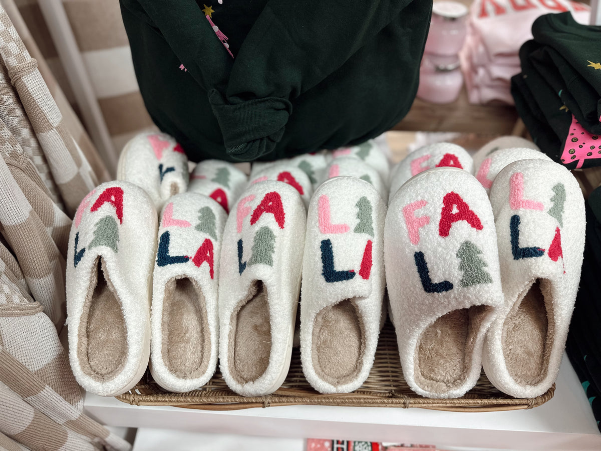 WWW FaLa Christmas Slippers