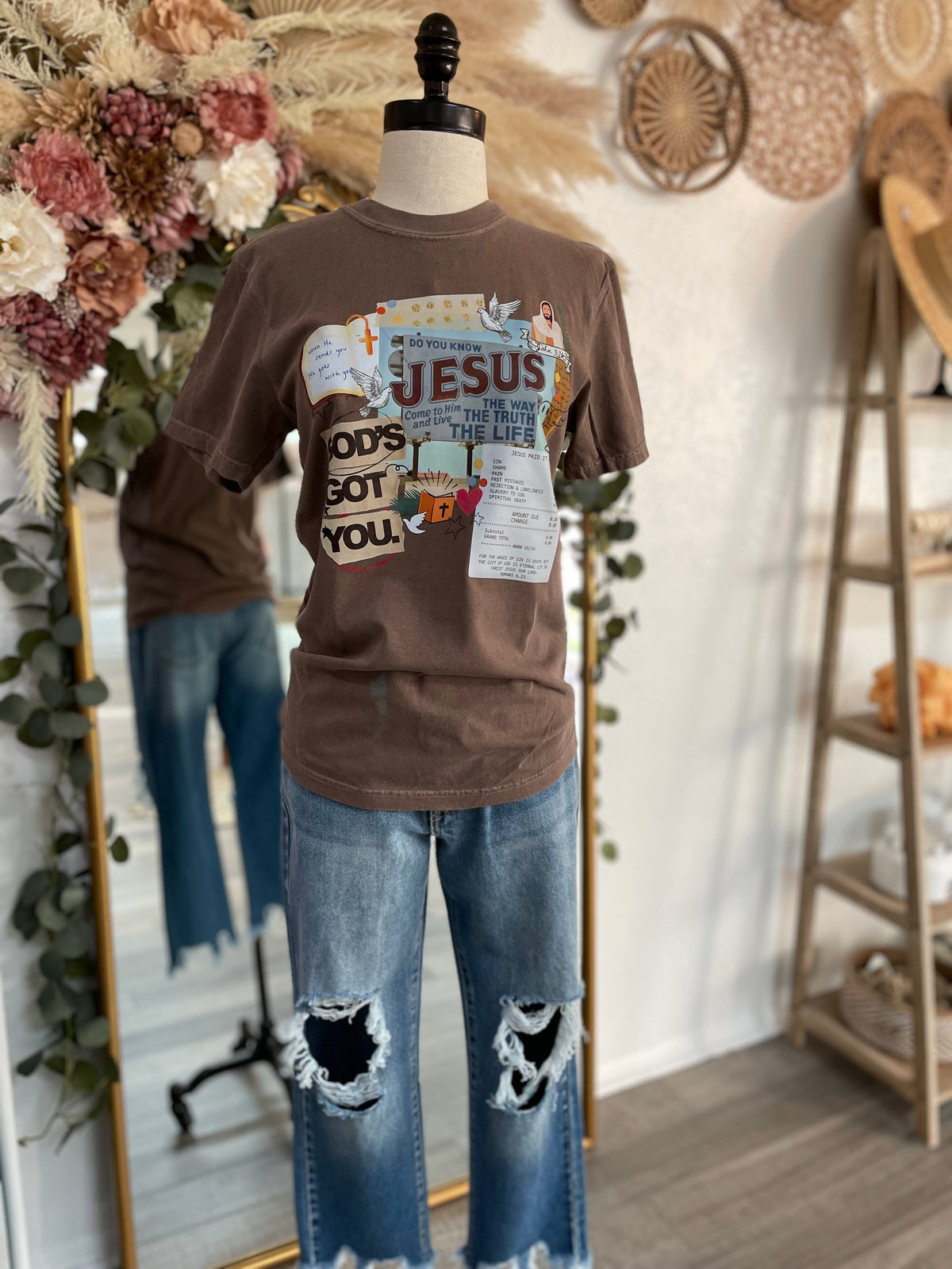 God's Got You Expresso Graphic Tee
