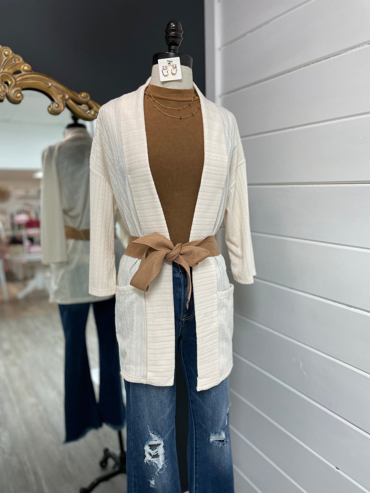 Becca Cable Knit Cardigan