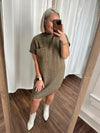 Sweater Weather Dress -Olive