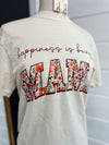 Happiness Floral Mama Graphic Tee