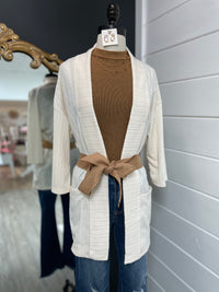 Becca Cable Knit Cardigan