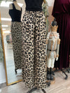 Stay Wild Leopard Drawstring Pants
