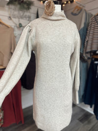 Ryanne Sweater Dress-Khaki