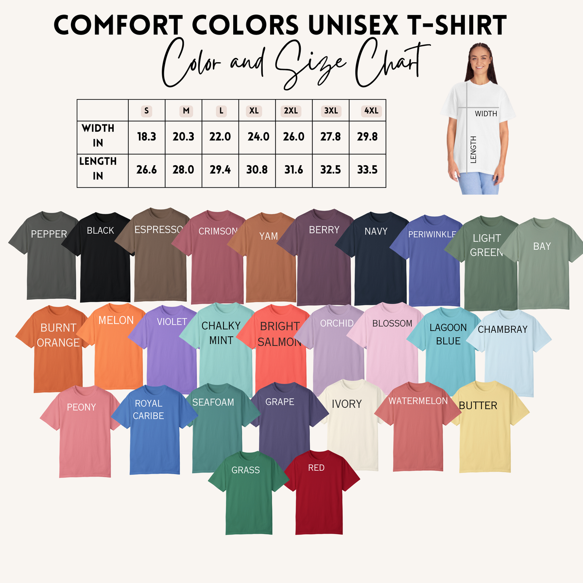 Custom Saying Comfort Colors Tee