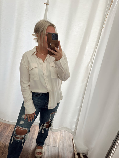 Naomi Button Down Top