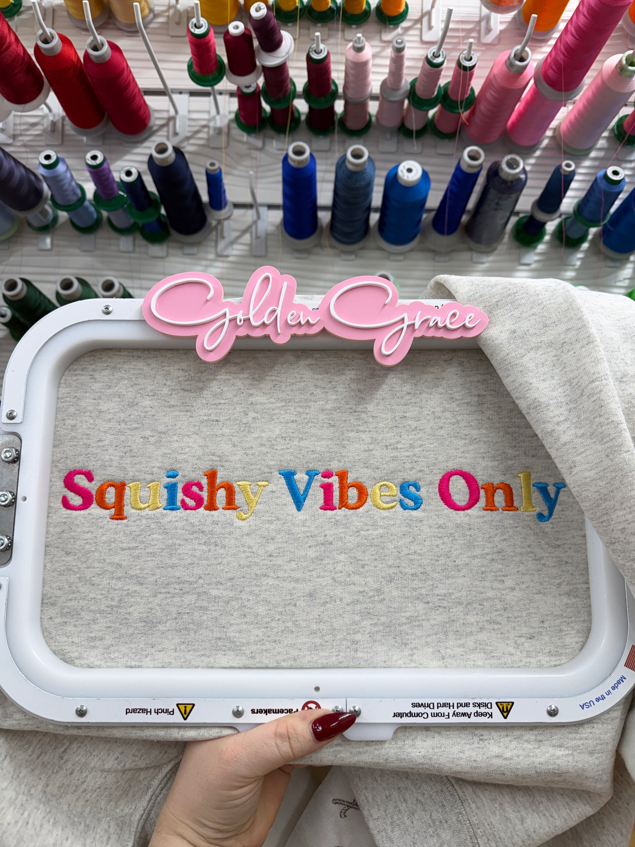 Squishy Vibes Only-Oatmeal Heather