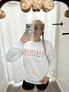 Hometown Cincinnati Embroidered Crewneck-White