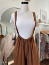Spot On Boho Jumpsuit-Caramel