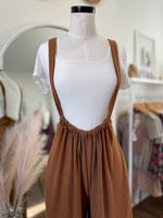 Spot On Boho Jumpsuit-Caramel