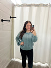 Denver Diamond Knit Sweater-Sage
