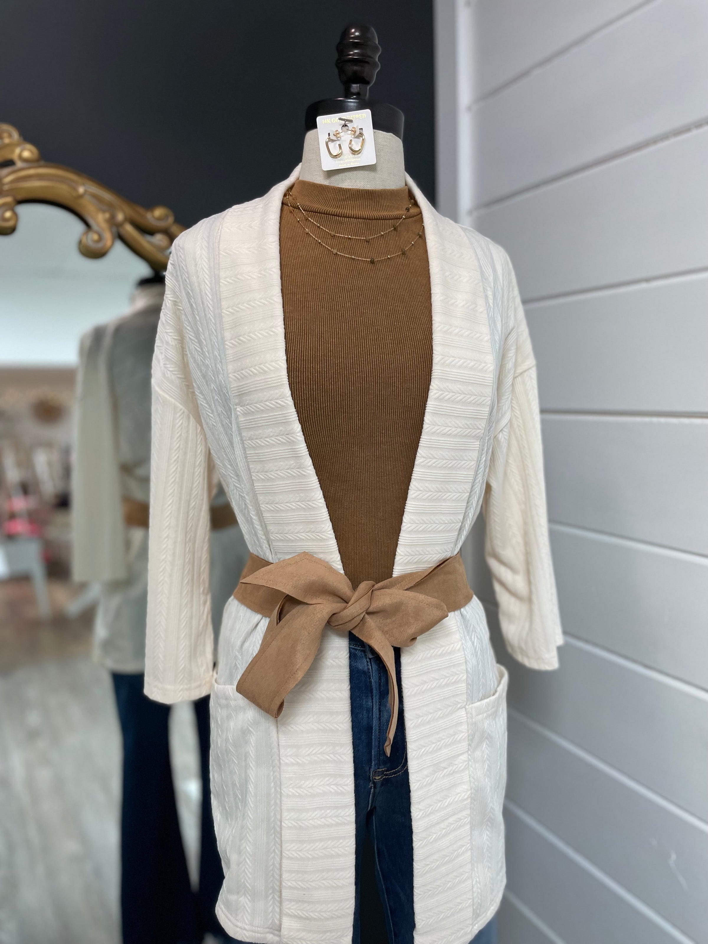 Becca Cable Knit Cardigan