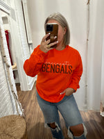 Game Day Cincinnati Spirit Crewneck-Orange